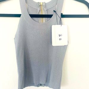 Knit, crop, tank top, brand new.